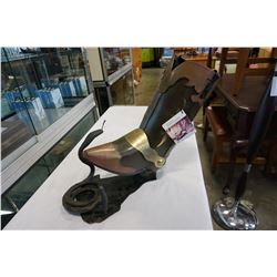 LIMITED EDITION COWBOY BOOT GARDEN SCULPTURE