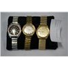 Image 1 : 3 VINTAGE MENS WATCHES - 1 AUTOMATIC