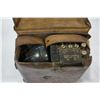 Image 3 : SIGNAL CORPS US ARMY FIELD TELEPHONE IN LEATHER CASE