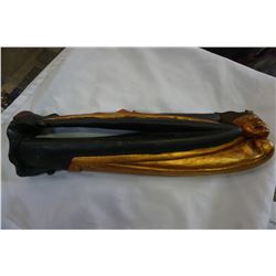 BELANESE WOOD CARVED FIGURE