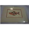 Image 1 : BILL REID UNFRAMED PRINT HAIDA DOG SALMON