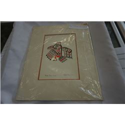 BILL REID UNFRAMED PRINT HAIDA RAVEN