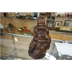 WOOD CARVED EASTERN FIGURE