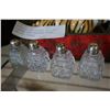 Image 2 : STERLING AND CRYSTAL SALT AND PEPPERS AND SHAFFORD TIGER AND DOG FIGURE