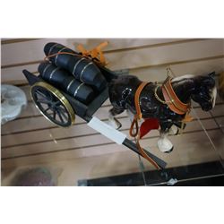 HORSE FIGURE W/ WAGON
