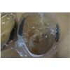 Image 6 : 3 PAINTED BELANESE WOOD MASKS