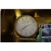 Image 3 : BRASS COIN, BRONSON LIGHTER, AND SETH THOMAS CLOCK