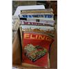 Image 2 : 35 VINTAGE MENS MAGAZINES AND 2 WALL MOUNT BRASS LIGHTS