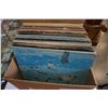 Image 4 : BOX OF RECORDS AND COCA COLA TINS