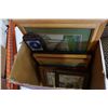Image 4 : BLUE WHITE TILE ART, NEEDLE POINTS AND PICTURES, AND HOHNER FILM PROJECTOR