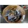 Image 1 : BASKET OF FISH SCALE ELASTIC BELTS