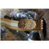Image 4 : BASKET OF FISH SCALE ELASTIC BELTS