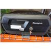 Image 1 : MEDIUM SIZED GREY AND BLACK SENTRY SAFE W/ 2 KEYS