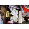 Image 3 : MAGIC BULLET MIX SYSTEM AND BOX OF HOUSEWARES