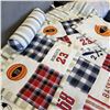 Image 2 : QUEENSIZE YOUTH DUVET AND 2 SHAMS, 1 ACCENT PILLOW, USED IN SHOWROOM ONLY