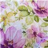 Image 3 : KINGSIZE FLORAL DUVET AND 2 KINGSIZE SHAMS, 1 ACCENT PILLOW, VISIBLE WATERMARKS, USED IN SHOWROOM, N