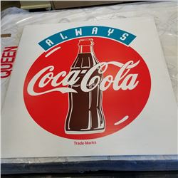 COCA COLA SIGN, 4FT X 4FT SIGN