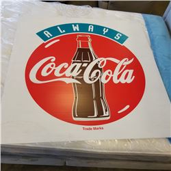 COCA COLA SIGN, 4FT X 4FT SIGN