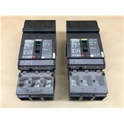 (2) SQUARE D POWER PACT HJ 060 CIRCUIT BREAKER