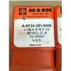 Image 2 : (5) MOON A-NT34-331-5009 1-1/8 x 3/16 x 1/2 KEY SEAT CUTTER