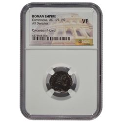 Roman Empire Commodus AD 177-192 AR Denarius NGC VF