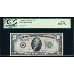 1928B $10 St Louis Federal Reserve Note PCGS 66PPQ