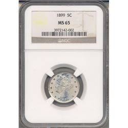 1899 Liberty Head Nickel NGC MS65