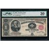 Image 1 : 1890 $1 Treasury Note PMG 30