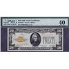 Image 1 : 1928 $20 Gold Certificate Star Note PMG 40