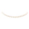 0.85 ctw Diamond, Jade, and Pearl Necklace - 18KT White Gold