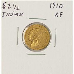 1910 $2 1/2 Indian Head Quarter Eagle Gold Coin