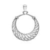18k White Gold 2.80CTW Diamond Pendant, (VS2/G-H)