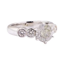 2.10 ctw Diamond Ring - 14KT White Gold