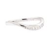 Image 1 : 0.15 ctw Diamond Ring - 14KT White Gold