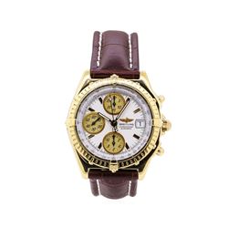 Breitling Chronomat Wrist Watch  - 18KT Yellow Gold