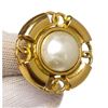 Image 4 : Chanel Gold Faux Pearl Clip On Earrings