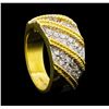 Image 4 : 0.70 ctw Diamond Ring - 18KT Yellow Gold