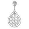 14k White Gold 1.63CTW Diamond Pendant, (SI3-I1/H-I)