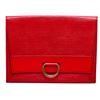 Louis Vuitton Red Epi Leather Lena Clutch Bag