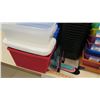 Image 2 : Multiple Misc Sized Plastic Storage Bins