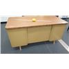 Image 2 : Wood & Metal 5 Drawer Desk w/ Rolling Chair