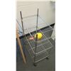 Image 3 : Metal Rolling Cart & 2 Blue Metal Organizers