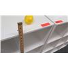 Image 3 : Qty 2 White Wood 9 Compartment Shelf