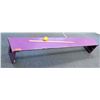 Image 1 : Long Purple Wooden Bench