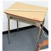Image 1 : Wood & Metal Desk w/ Storage Drawer