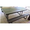 Image 1 : Brown Lifetime Plastic & Metal Picnic Table