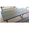 Image 2 : Brown Lifetime Plastic & Metal Picnic Table