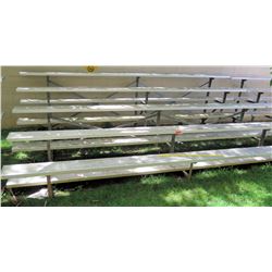 Metal 5 Tier Bleachers 180"L