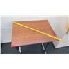 Image 2 : Wood & Metal Desk w/ Storage Drawer
