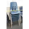 Image 3 : Qty 19 Plastic & Metal Small Chairs